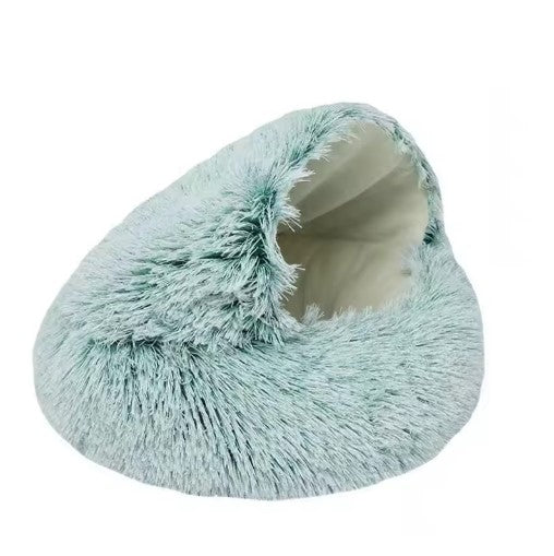 Cozy round comfort plush Pet Bed