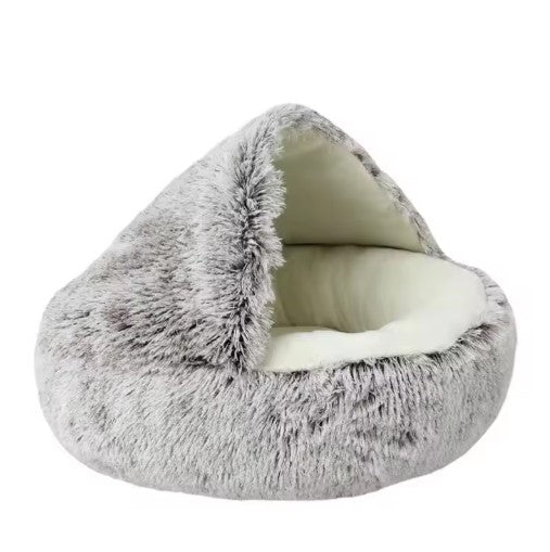 Cozy round comfort plush Pet Bed